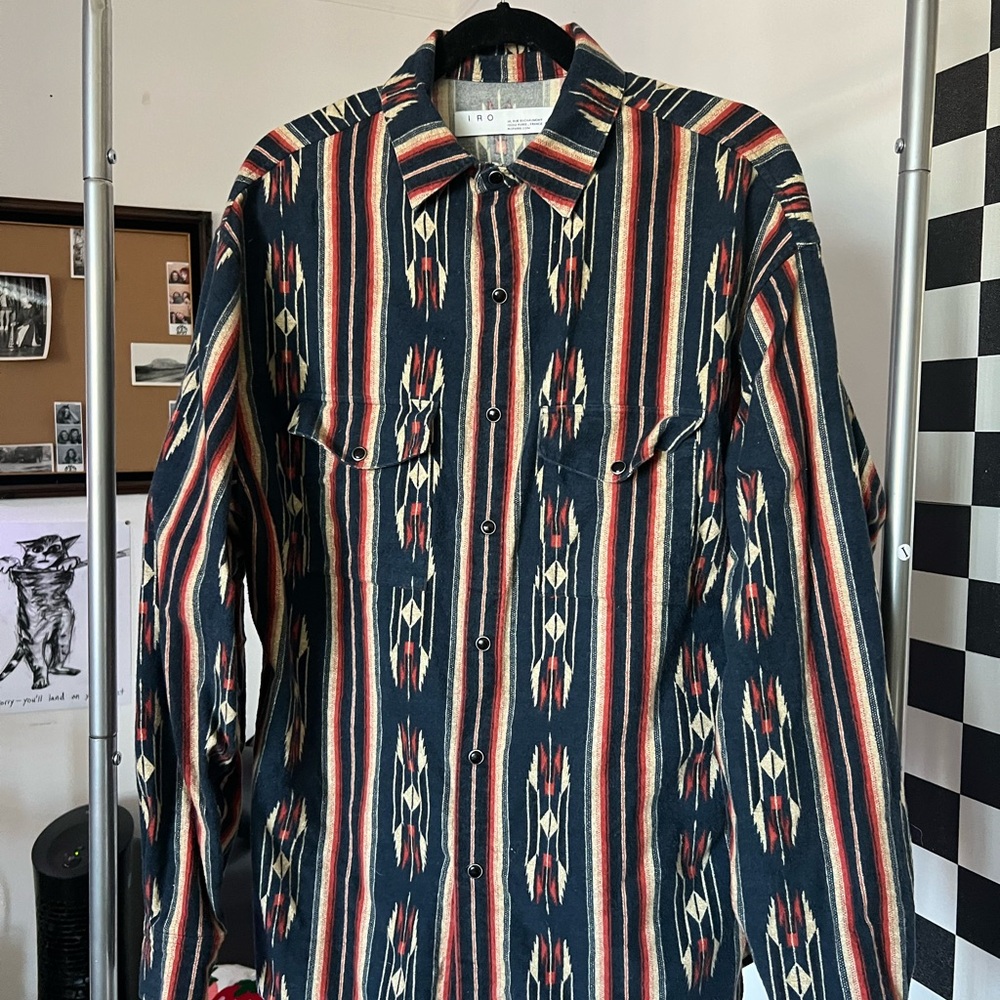 IRO western style long sleeve shirt